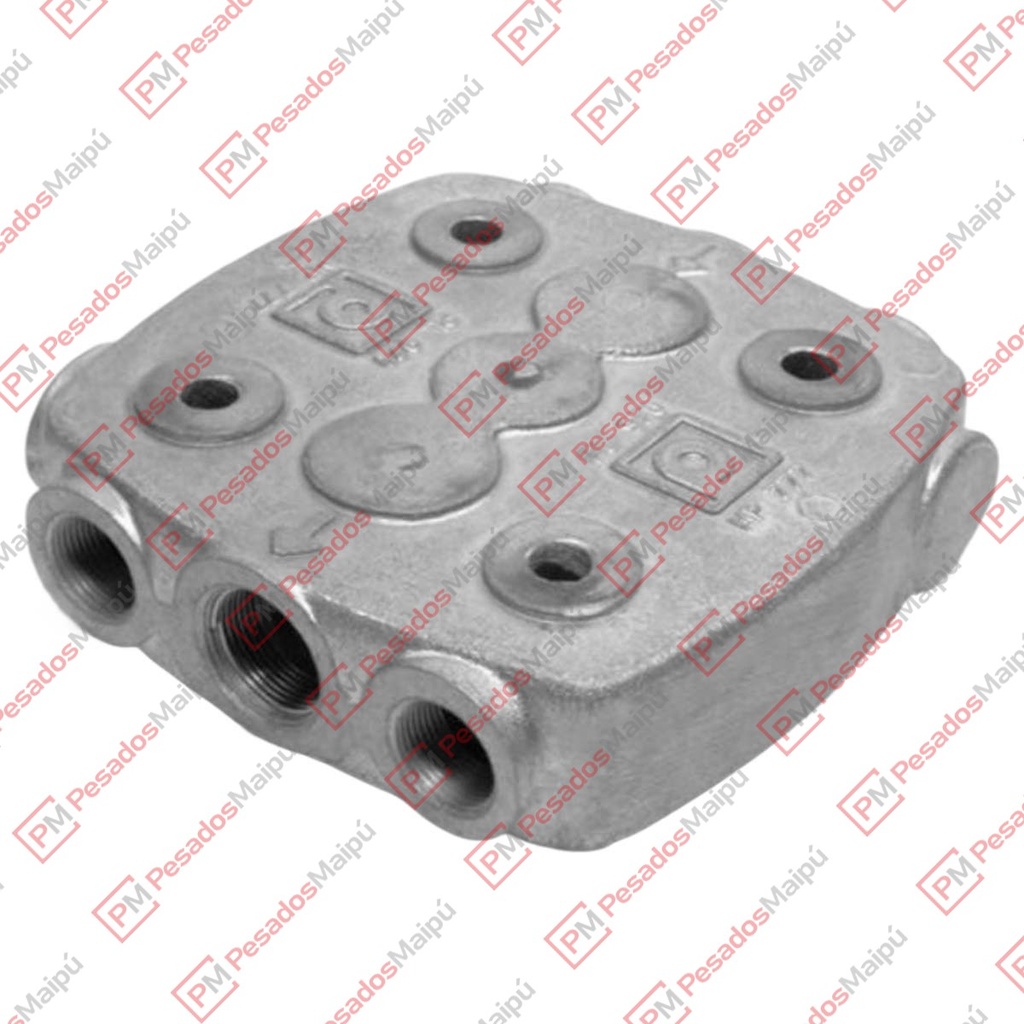 [26951] TAPA COMPRESOR SUPERIOR TIPO WABCO 90 AGUA (10970) (4110346532)
