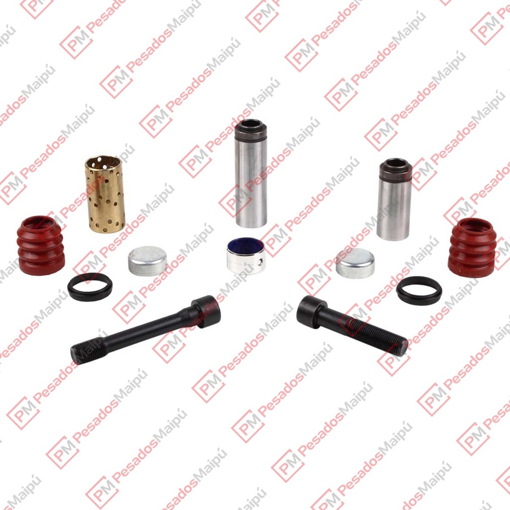 KIT PERNOS Y BUJES CALIPER KNORR SN5 (24756) (1173) PERNO GUIA Ø30X99MM Y Ø30X72MM