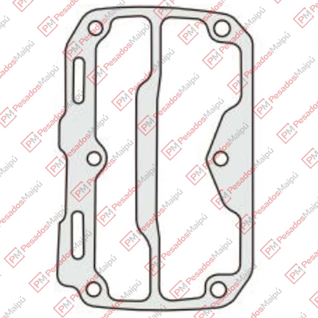 JUNTA ENTRETAPA SUPERIOR Y VALVULA KNORR 86MM IVECO MODELO VIEJO  (51060-1 + 51063)