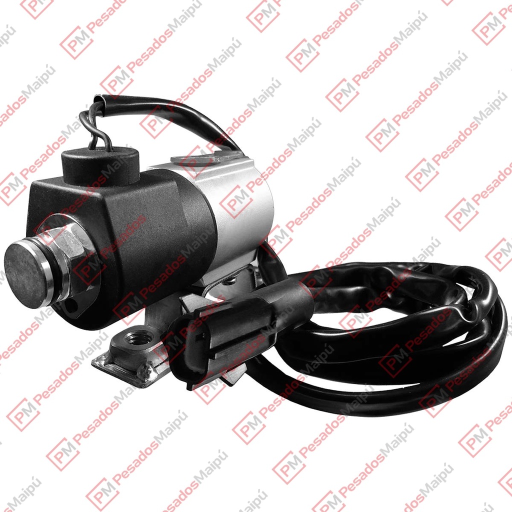 [27172] VALVULA SOLENOIDE 3/2 VIAS FORD/VW 12V 1050 MM FICHA REDONDA (7600-076RTH) (7403) (31052FRJ)