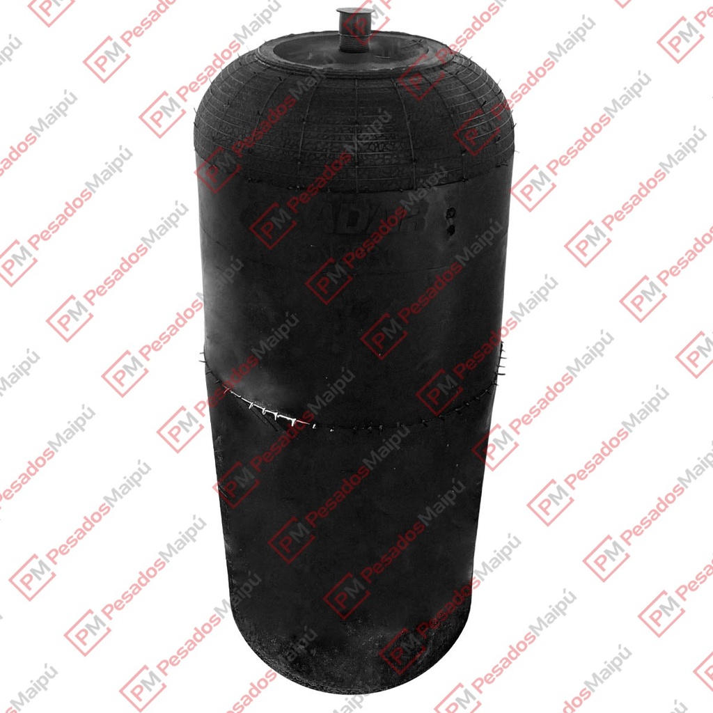 [27403] FUELLE SUSPENSION BLINDADO (SN2081) MB AXOR / ACTROS  SUSPENSOR (9423203821) SIN BASE
