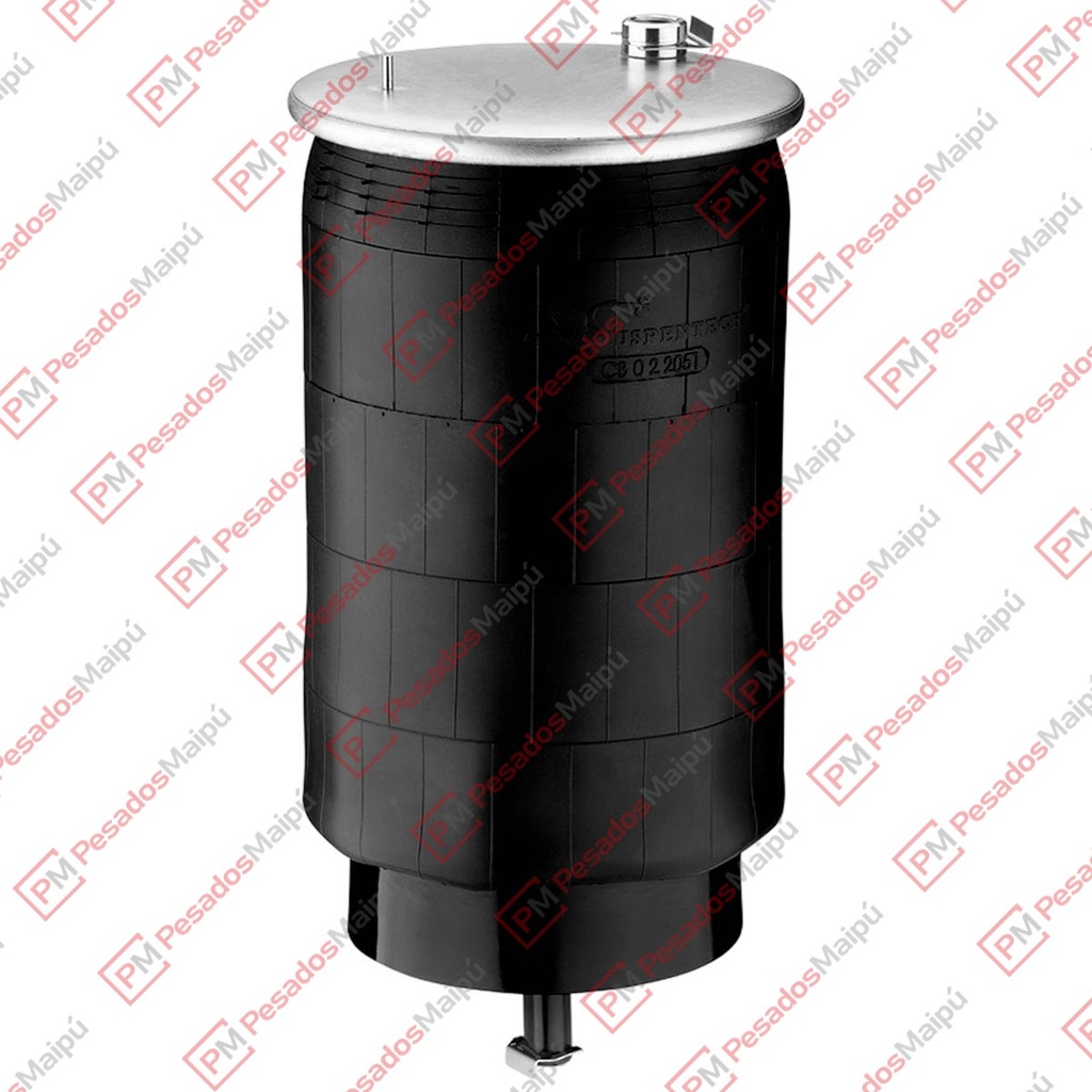 [27530] FUELLE SUSPENSION BLINDADO (SN2067) MB ACTROS (9613204621) (ST455)