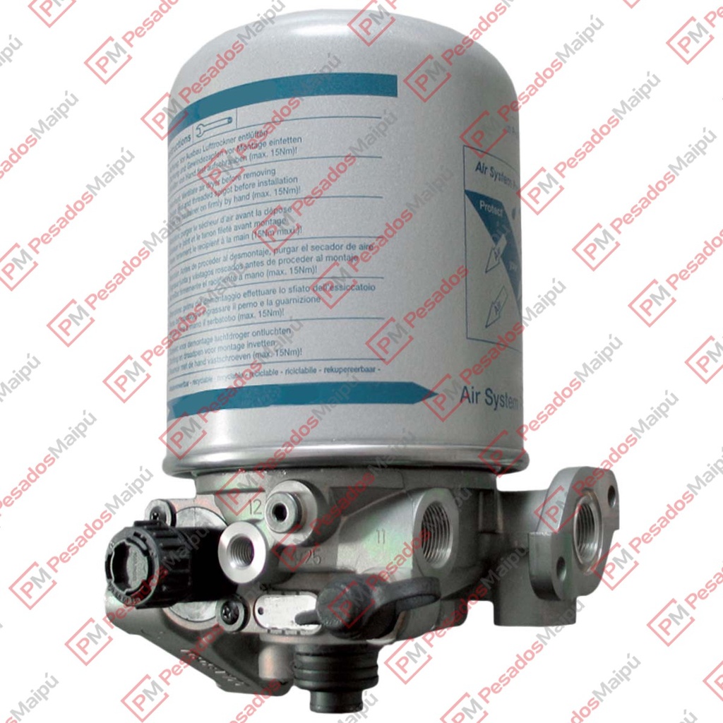 VALVULA SECADOR WABCO VOLVO VM 260 310 (26931) (9324000240) (21693790) (9324000280)