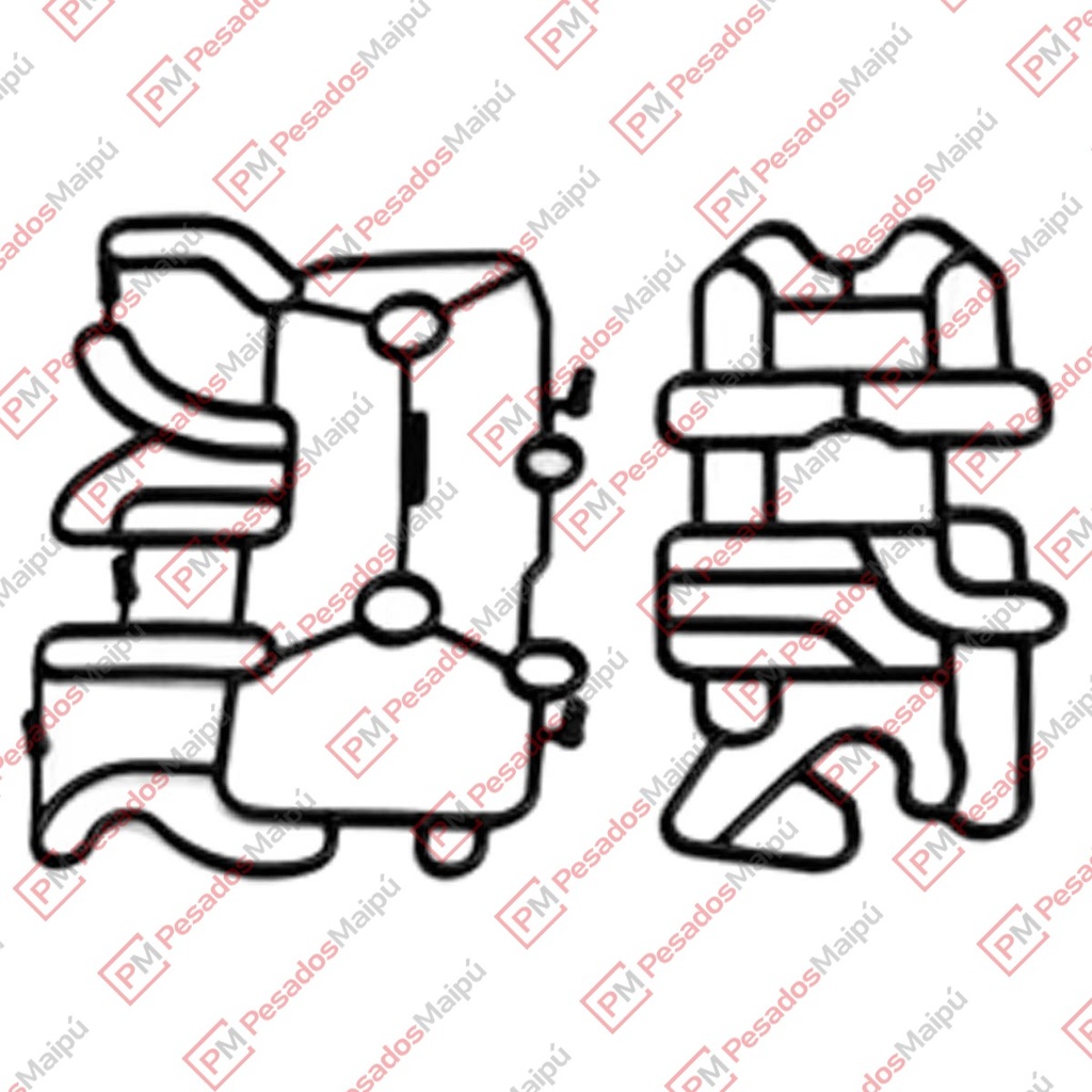 [28163] REPARACION VALVULA CONTROL CAJA ZF AS-TRONIC STRALIS (QA-2462) JUNTAS GOMA
