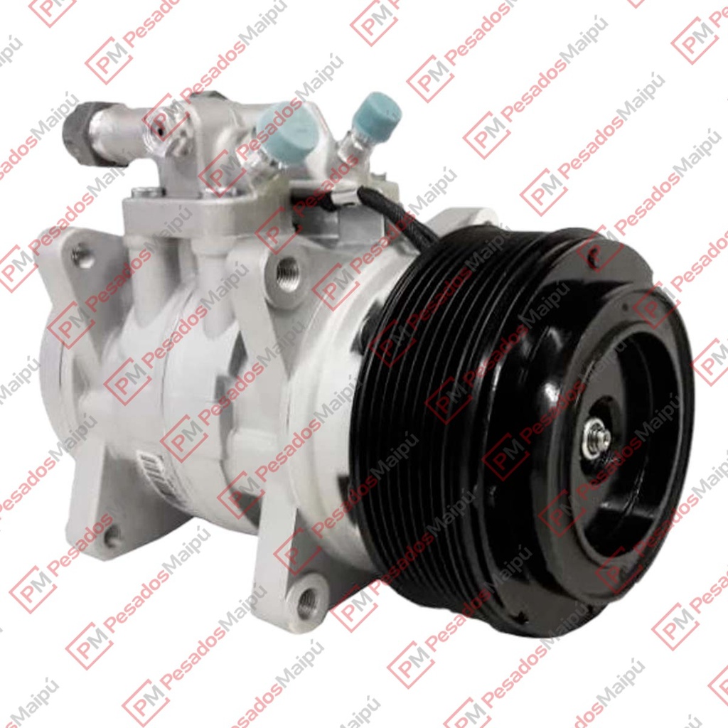 [28312] COMPRESOR AIRE ACONDICIONADO FORD CARGO 815 / 1317 / 1517 / 1722  12V 8 CANALES (5C4519D629AB) (11556.444) (BC4519629AA)