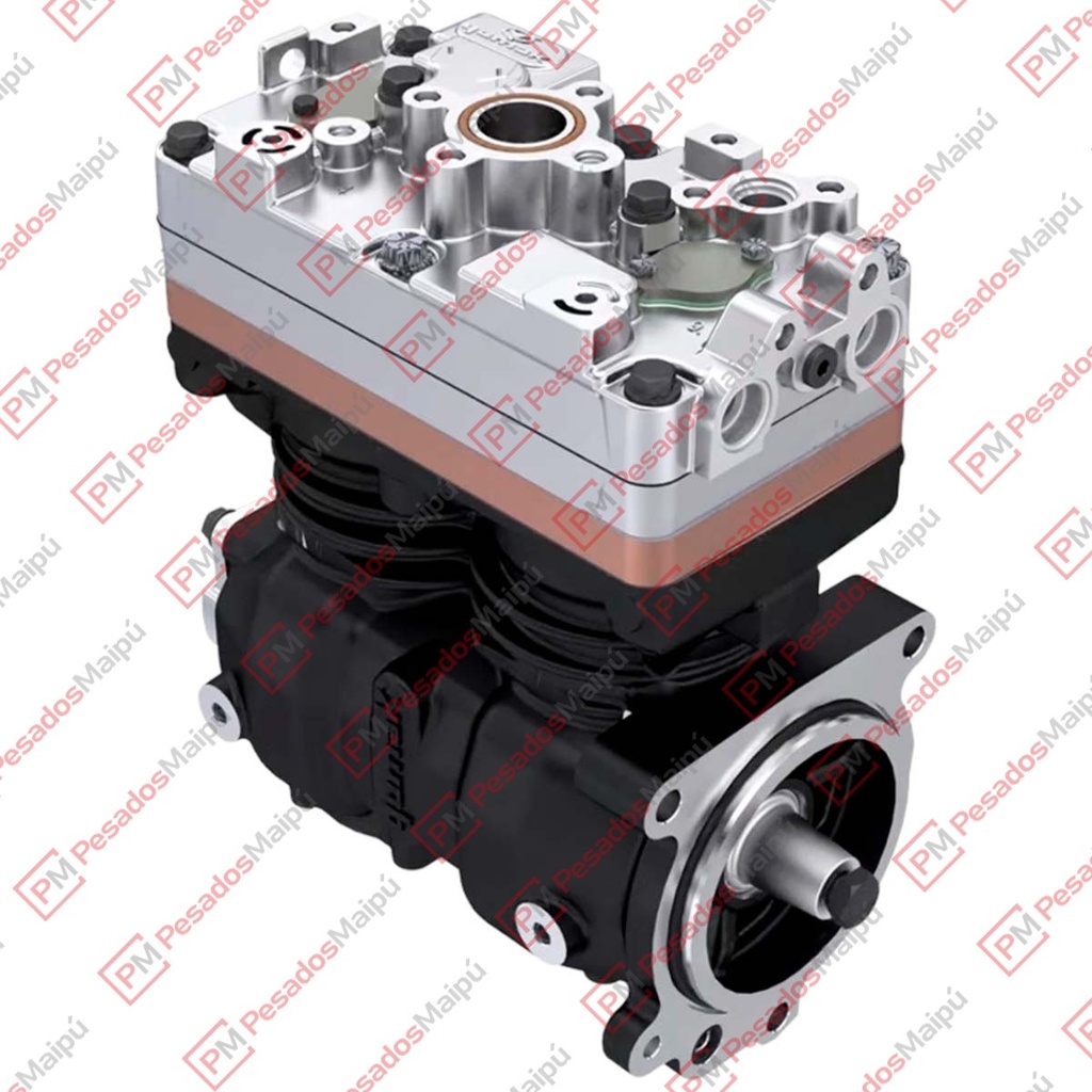 [28527] COMPRESOR KNORR 86MM BICILINDRICO (25057) SCANIA SERIE 5 26MM (LK4951)