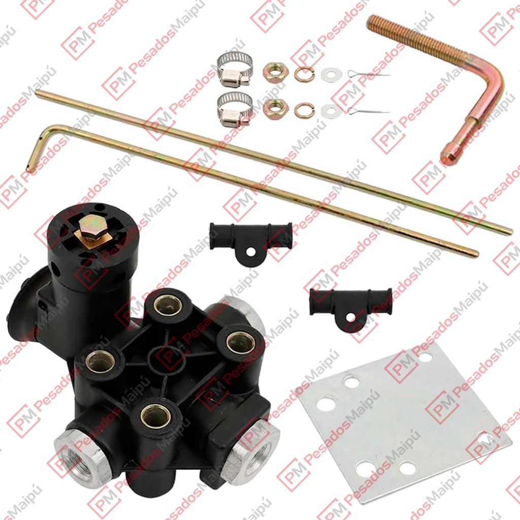 [28658] VALVULA SUSPENSION  HALDEX (28073) ACOPLADO 1/4 (KN27000)