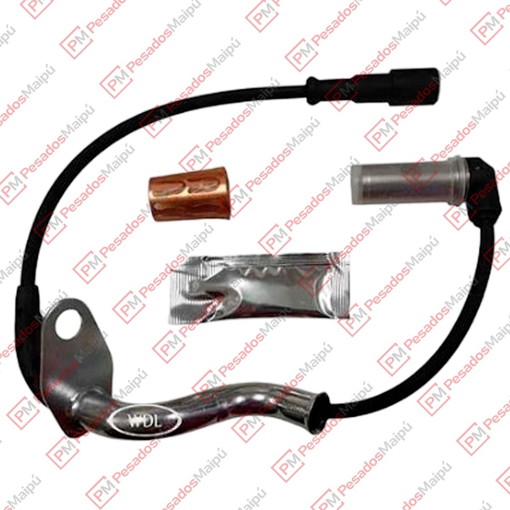[28942] SENSOR ABS CODO 90° CABLE 510MM TRASERO MB ACTROS / AXOR / OF1417 / 1418 (6555400717) (6138)