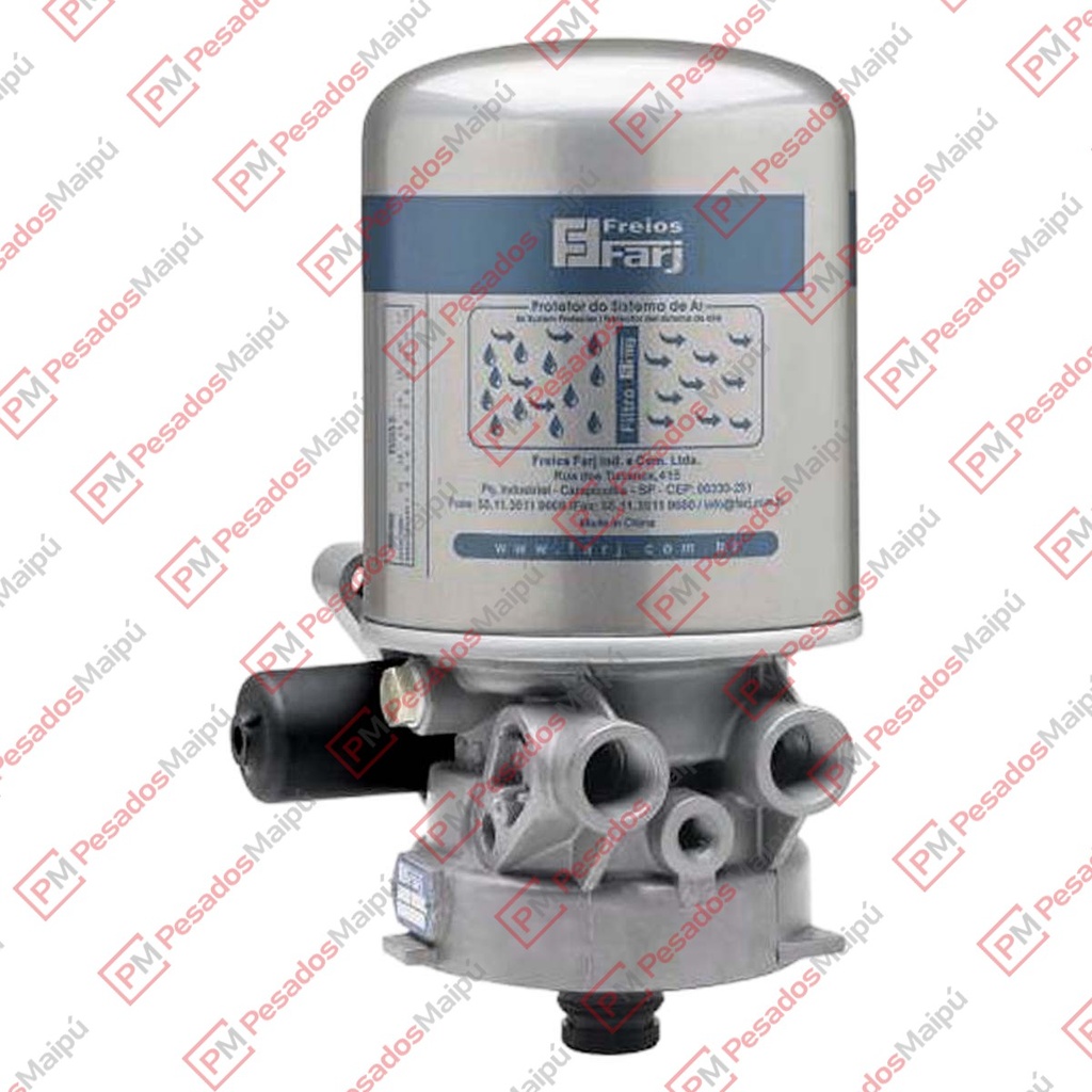 [81008] VALVULA SECADOR AIRE KNORR IVECO/VOLVO (22291) LA82  (21162) (48185-307)