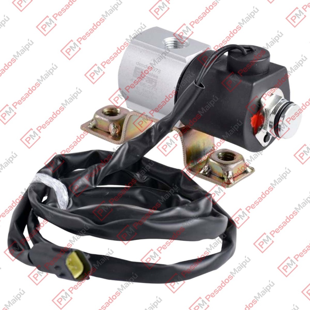 [81060] VALVULA SOLENOIDE 3/2 VIAS VW/FORD 12V FICHA RECTANGULAR (31053) (7600-145-TH) (212784) 1035 MM (47265-272)