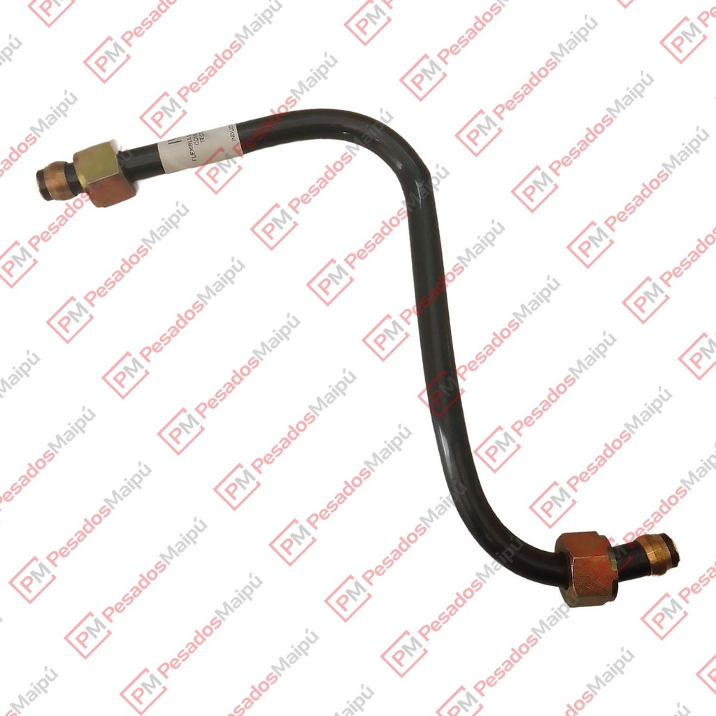 [30123] FLEXIBLE REFRIGERACION COMPRESOR IVECO EUROCARGO / TECTOR CUMMINS ISB 5.9 (504358453) (4896476) (W 4770) (IV 185)